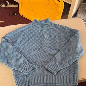 Cozy Sky Blue Crewneck Sweater